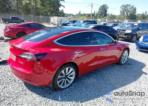 2018 Tesla Model 3 Long Range/Performance from USA, damaged, VIN 5YJ3E1EBXJF091456